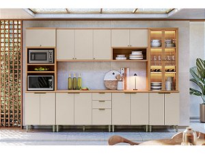 Cozinha Selene Modulada 100% MDF. Linea Brasil
