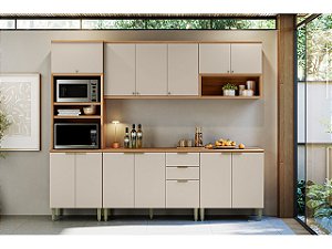 Cozinha Selene Modulada 100% MDF. Linea Brasil