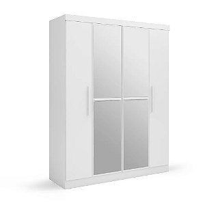 GUARDA ROUPA 4P 2G C/ESPELHO