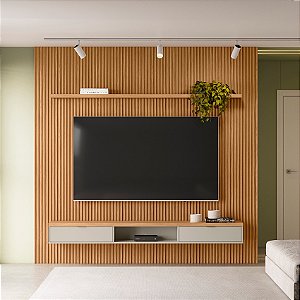 810010156 LINEA PAINEL RIPADO MODULAR 2,6 (2500MM)+NICHO 2,2+PRATELEIRA 2,2 250X258X36