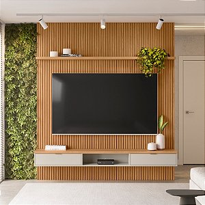 810010155 LINEA PAINEL RIPADO MODULAR 2,2 (2500MM)+NICHO 2,2+PRATELEIRA 2,2 250X219X36