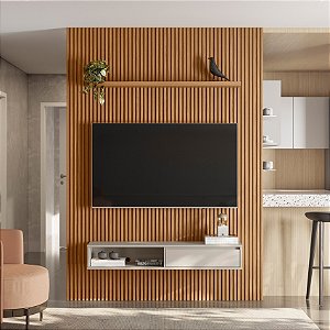 810010154 LINEA PAINEL RIPADO MODULAR 1,8 (250MM)+NICHO 1,4+PRATELEIRA 1,4 250X180X36
