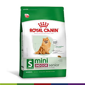 Ração Royal Canin Mini Indoor Senior Cães Adultos Maduros de Pequeno Porte A Partir de 8 Anos Ambientes Internos
