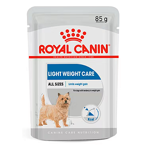 Sachê Royal Canin Light Weight Care - Ração Úmida 85 g - Cães Adultos com Tendência a Ganho de Peso