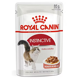 Sachê Royal Canin Instinctive - Ração Úmida 85 g - Gatos Adultos a Partir de 1 Ano de Idade