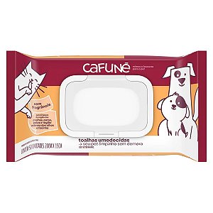 Toalhas Umidecidos para Pet - 50 Unidades - Lenços de Limpeza - Cachorro, Gato, Pet, Animais - 20cm X 15cm - Cafuné