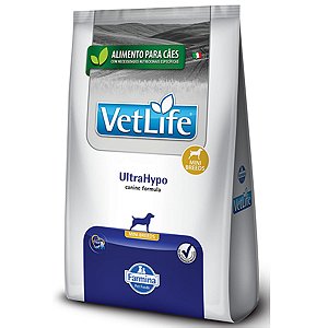 Ração Farmina Vet Life Canine UltraHypo Mini Breeds 2KG - Cães Adultos Raças Pequenas Com Alergias Ou Intolerâncias Alimentares