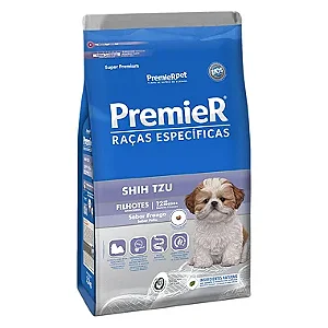 Ração Premier Super Premium Raças Específicas Shih Tzu Cães Filhotes - Cachorros Até 12 Meses - Sabor Frango