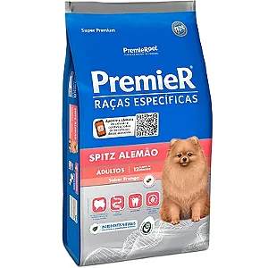 Ração Premier Super Premium Raças Específicas Spitz Alemão Cães Adultos - Sabor Frango