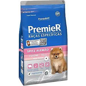 Ração Premier Super Premium Raças Específicas Spitz Alemão Cães Filhotes - Sabor Frango
