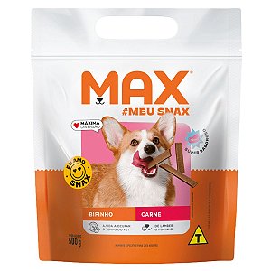 Petisco Bifinhos Max Meu Snax Sabor Carne 500g