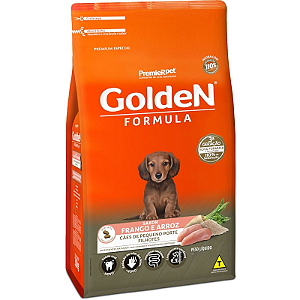 Ração Golden Formula - Cães Filhotes de Porte Pequeno Sabor Frango e Arroz - Premier Pet