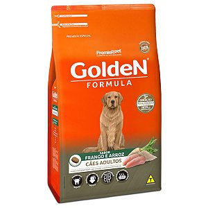 Ração Golden Formula - Cães Adultos Sabor Frango e Arroz - Premier Pet