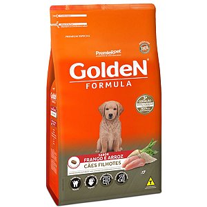 Ração Golden Formula - Cães Filhotes Sabor Frango e Arroz - Premier Pet