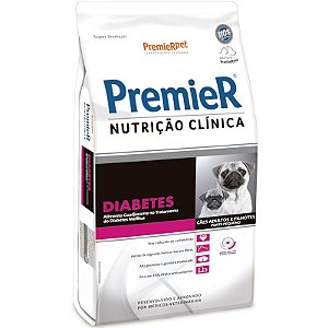 Ração Premier Nutrição Clínica Diabetes - Cães Adultos e Filhotes Porte Pequeno -  Super Premium