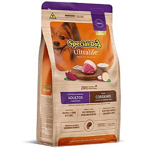 Ração Special Dog Ultralife Premium Special Adultos Cães Raças Pequenas Sabor Cordeiro