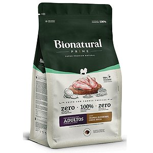 Ração Bionatural Prime - Cães Raças Pequenas Adultos Sabor Frango - Super Premium Natural