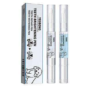 Caneta Clareadora de Dentes Para Cães - Branqueadora, Reparadora, Removedora de Manchas