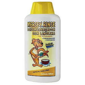 Condicionador Perfumado Desembaraçador com Lanolina para Cães 500ml - Mersey Rinse
