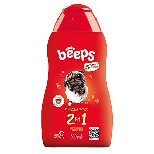 Shampoo 2 em 1 Beeps 500ml – Ação Hidratante e Limpeza com Cheirinho de Melancia