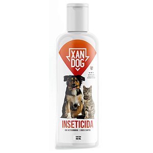 Shampoo Inseticida para Cães e Gatos 400ml - Xandog - Antipulgas e Carrapatos