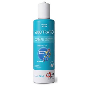 Shampoo Sebotrat O para Seborreia Oleosa 200ml - Controle da Oleosidade e Queratina para Cães