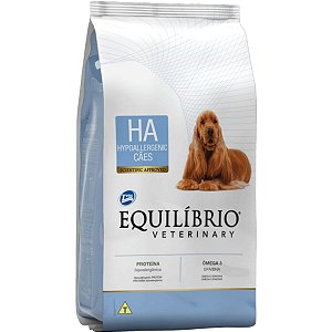 Ração Equilíbrio Veterinary Hypoallergenic HA 2Kg- Cães com Alergia ou Intolerância Alimentar