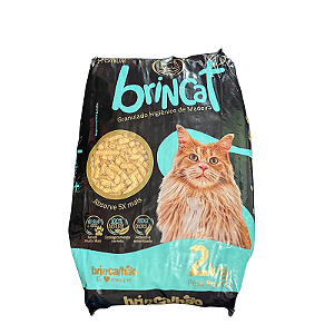 Granulado Higiênico de Madeira para Gatos - Brincat - 100% Natural