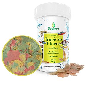 Poytara Tropicais Flocos Alimento para Peixes Tropicais