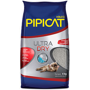 Pipicat Ultra Dry Areia Higiênica para Gatos 4kg
