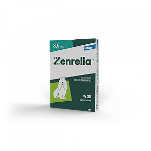 Zenrelia 8,5mg 30 Comprimidos Elanco Controle da Dermatite Atópica em Cães