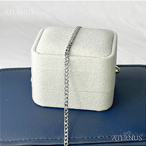 Pulseira Prateada Fina - 22cm