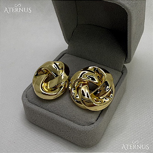 Brinco Enrolado - Ouro