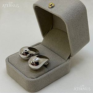 Brinco Gota - Ródio