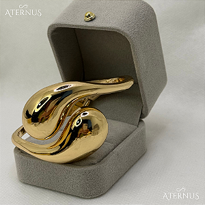 Bracelete Gota Dupla - Ouro