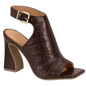 SANDÁLIA ANKLE BOOT EM NAPA CROCO - REF. 6464.429