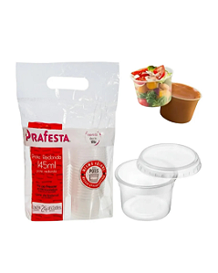 Pote Redondo de 145ML Prafesta CTampa 24un