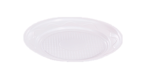 Prato Redondo Plástico Prafesta 18cm Branco 10 Unidades