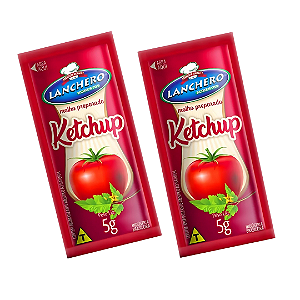 Ketchup Lanchero em Sachê 7g (Caixa com 150 Unidades)