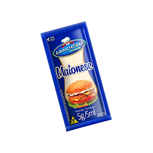 Maionese Lanchero em Sachê 7g (Caixa com 180 Unidades)