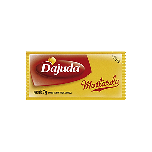 Sache de Mostarda 7g Dajuda Caixa com 192 Unidades