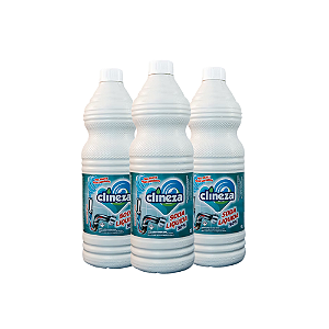 Soda Líquida Clineza 1L  Poder de Desobstrução e Higienização
