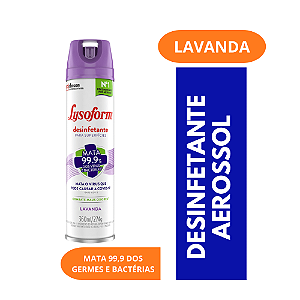 Desinfetante Aerosol Lysoform Lavanda 360ml