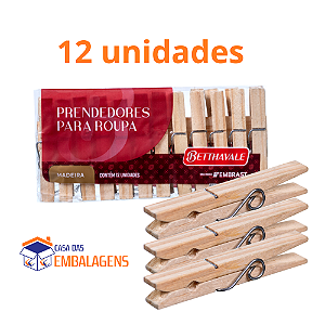 Prendedor de Roupa de Madeira Betthavale Qualidade e Praticidade