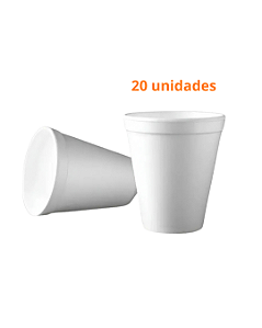 Copo de Isopor 180ml Bom Apetite com 20 Unidades