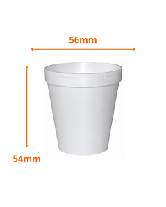 Copo de Isopor 70ml TotalPlast com 20 Unidades