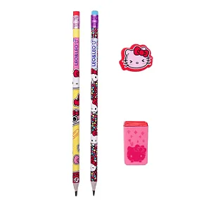 Escolar Hello Kitty 4 Peças