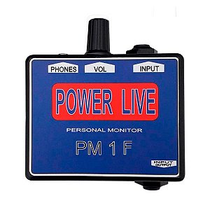 Amplificador de fone Power Live 3 Em 1 Com Fonte New Live