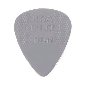 Palheta Nylon Standard 0,60mm Cinza Dunlop