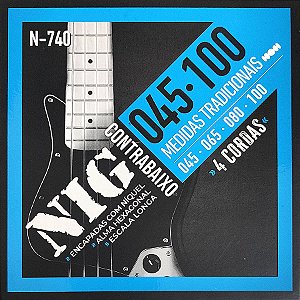 Corda Para Baixo 4 Cordas 045 N-740 NIG
